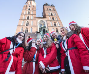Mikołaje opanowały krakowski Rynek!
