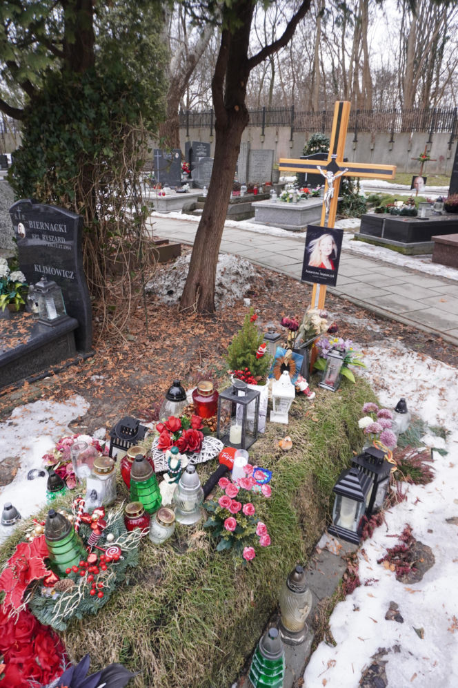 Grób Katarzyny Stoparczyk na Powązkach w Warszawie