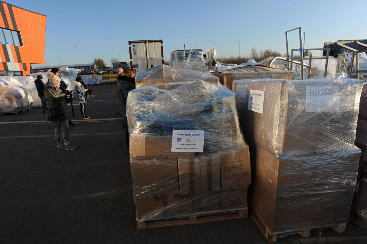Koszalin solidarny z Ukrainą. Wyjechał pierwszy transport z pomocą dla Iwano-Frankiwska