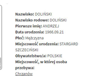 DOLIŃSKI ANDRZEJ