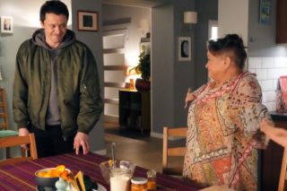 Barwy szczęścia odc. 3369. Lucyna (Grażyna Zielińska), Daniel (Marcin Bikowski)