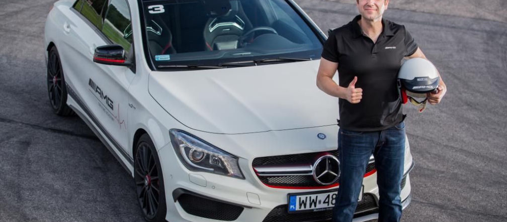 Marcin Dorociński w Mercedesach AMG