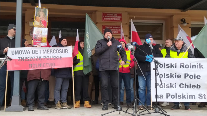 Protest rolników w Rzeszowie. „Będziemy tracić z roku na rok”