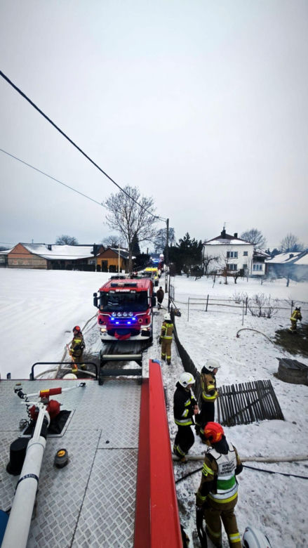 Pożar w Markowej