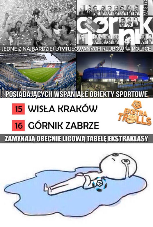 Internauci bezlitośni wobec kryzysu Wisły Kraków