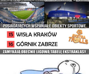 Internauci bezlitośni wobec kryzysu Wisły Kraków