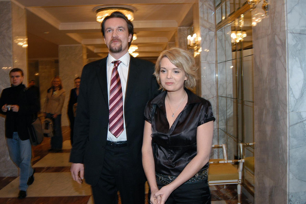 Tomasz Kot z żoną