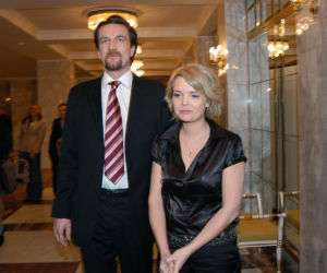 Tomasz Kot z żoną