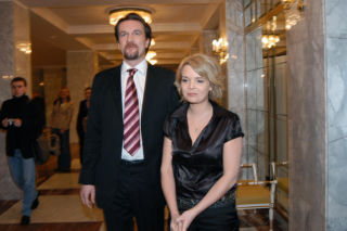 Tomasz Kot z żoną