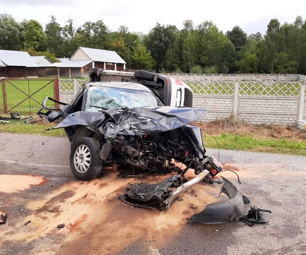 Koszmarnie wyglądający wypadek w Kustrawie