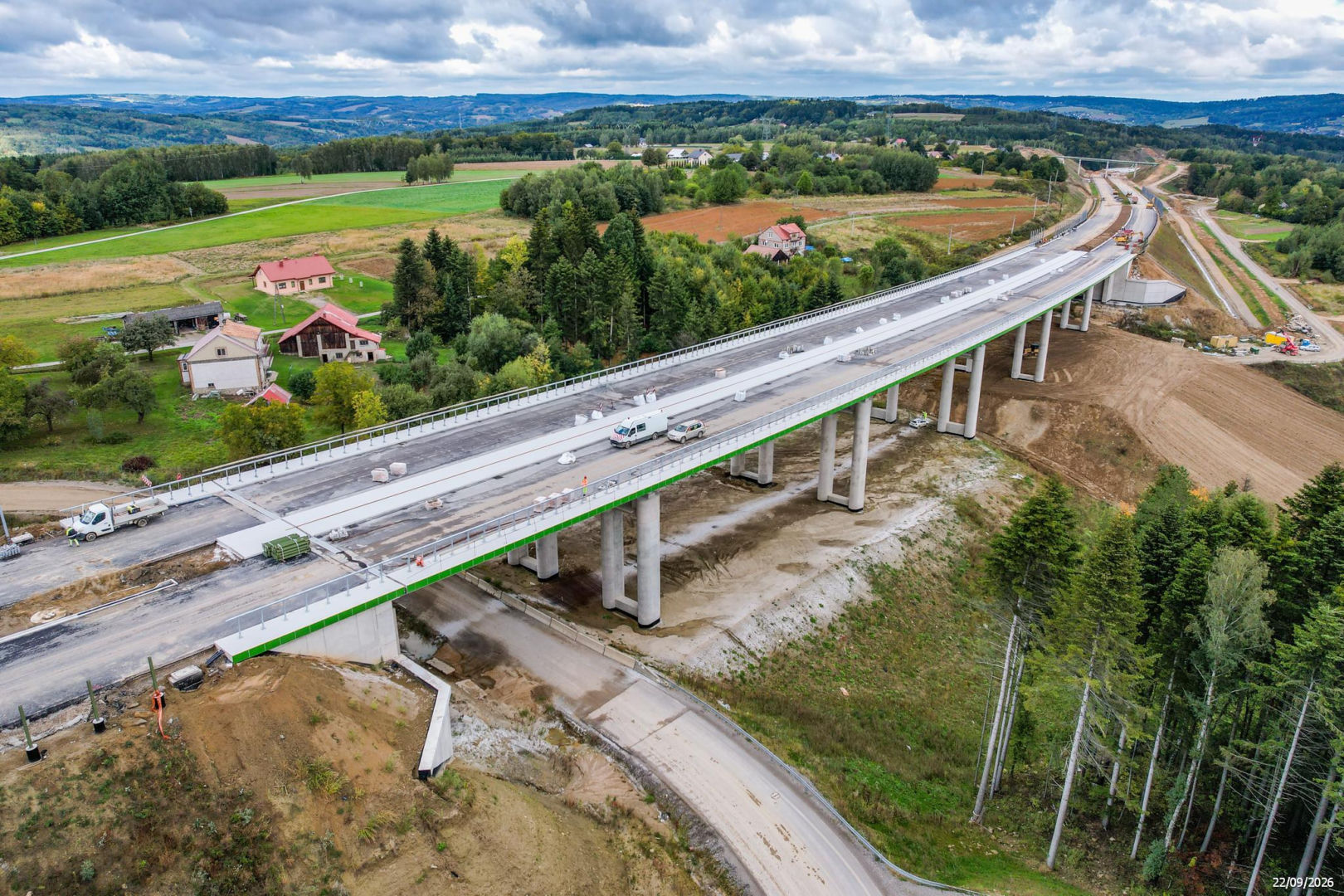 Budowa drogi S19 i najwyższej estakady w Polsce
