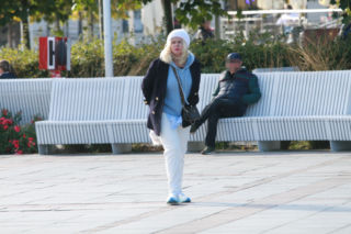 Morsy dorwały Joannę Kurowską na plaży