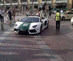 Lamborghini Aventador police Dubai