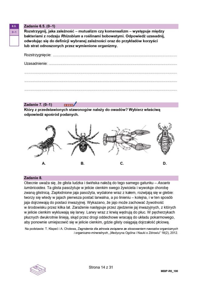 Próbna matura 2026 biologia. WSZYSTKIE arkusze CKE i odpowiedzi 14.01.