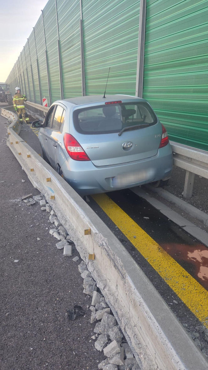 Wypadek na S7 (13.11.2025)