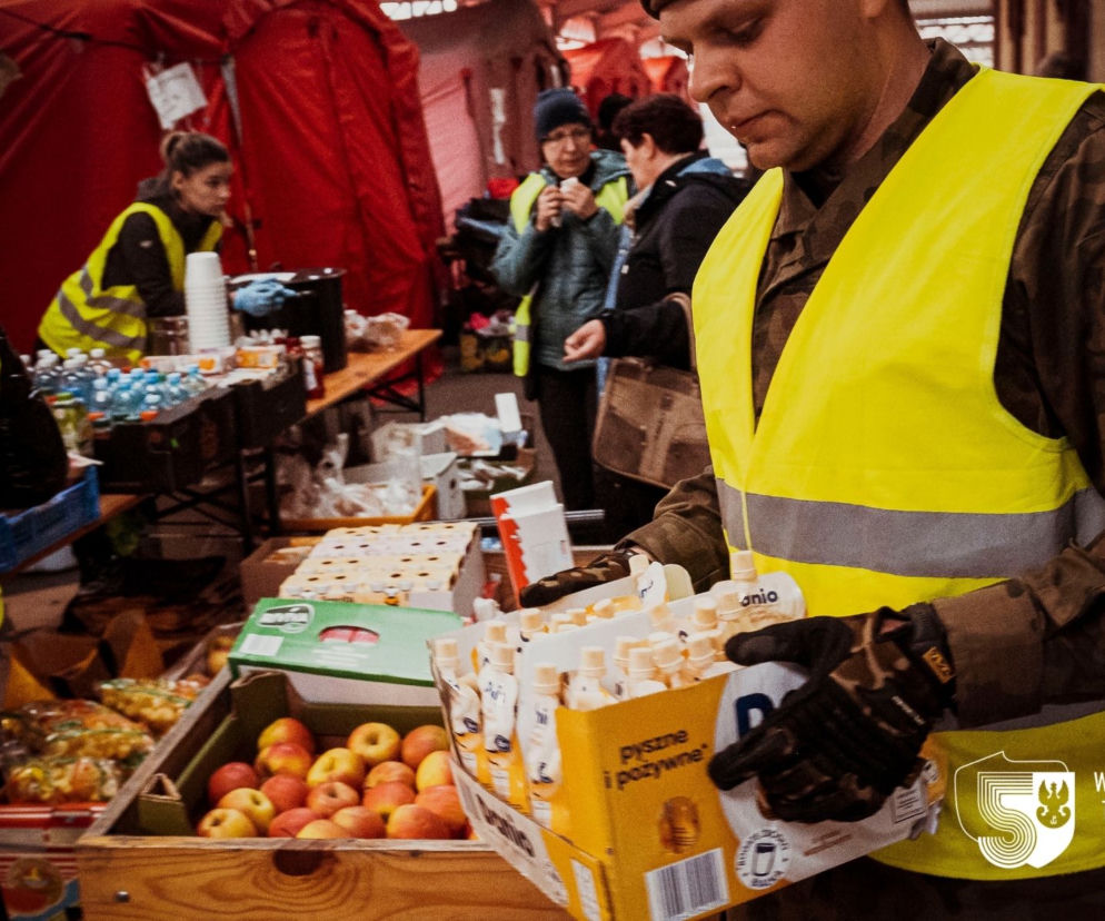 Terytorialsi wspierają punkt recepcyjny w Rzepinie