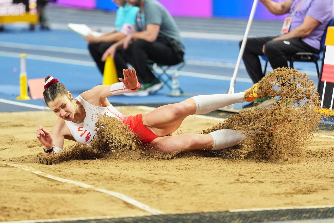Anna Matuszewicz podczas Halowych Mistrzostw Świata w Lekkoatletyce Kujawy Pomorze 26 w Toruniu