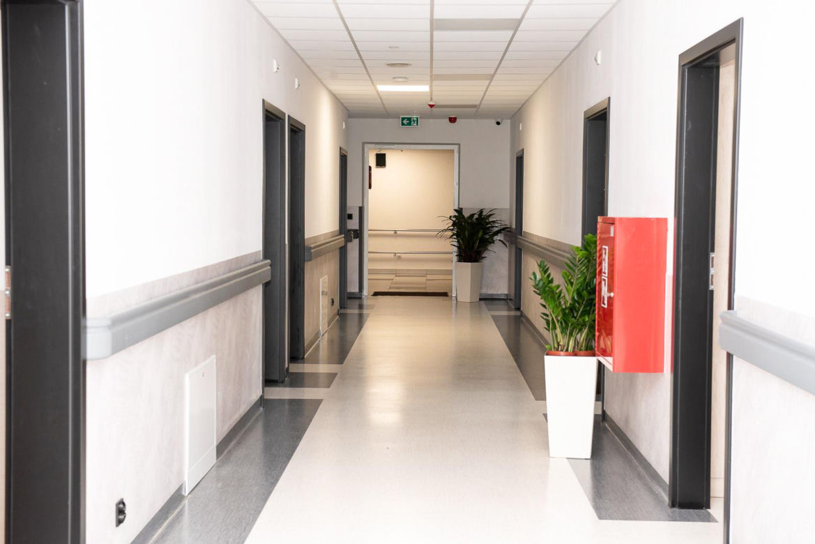 Nowe skrzydło hospicjum w Stróżach koło Nowego Sącza 