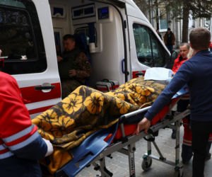 35 osób zginęło w rosyjskim ostrzale rakietowym Międzynarodowego Centrum Operacji Pokojowych i Bezpieczeństwa w obwodzie lwowskim