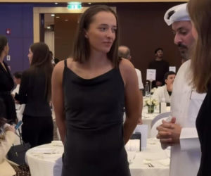 Iga Świątek na Players Party