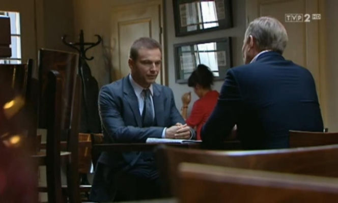 M jak MIŁOŚĆ odc. 977. Andrzej (Krystian Wieczorek), Holtz (Grzegorz Milczarczyk)