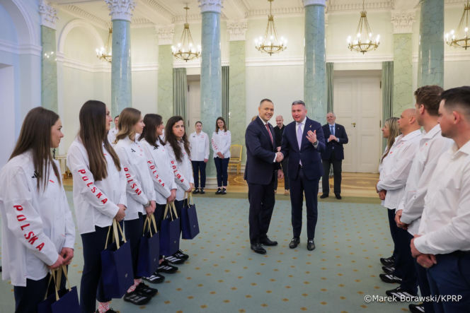 Semirunnij, Kurakowa i reszta olimpijczyków u Karola Nawrockiego