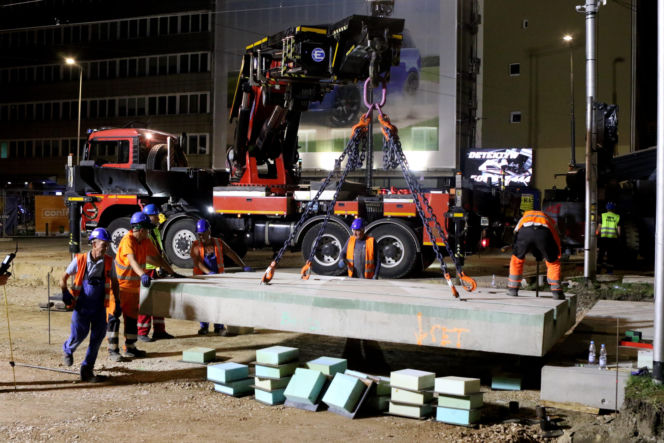 Tramwajowy remont na pl. Zawiszy w 2025 r.
