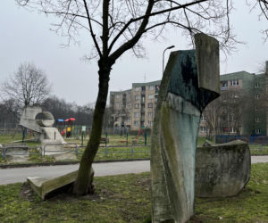 Betonowa zjeżdżalnia w Tychach