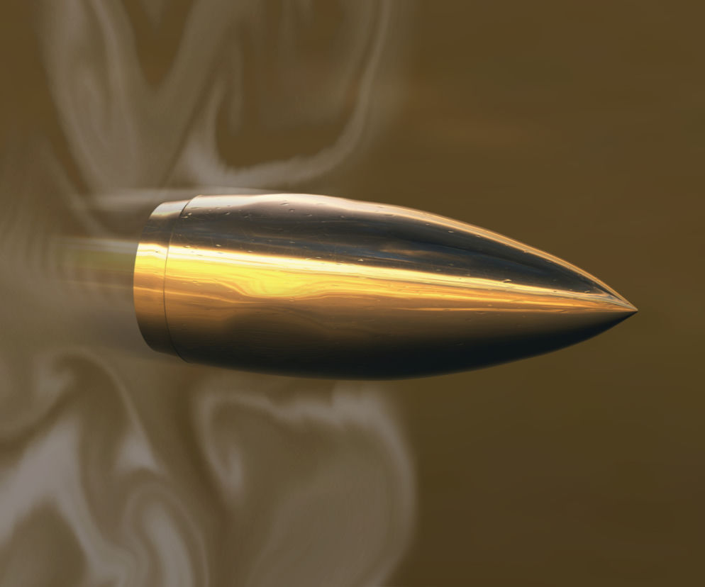 kula, broń, pistolet, strzelanina