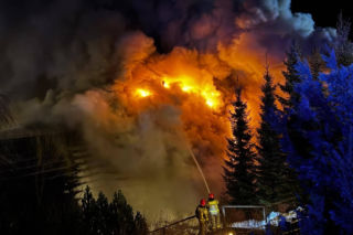 Pożar w hotelu w Małopolsce. Ogień wybuchł w trakcie wesela, są poszkodowani