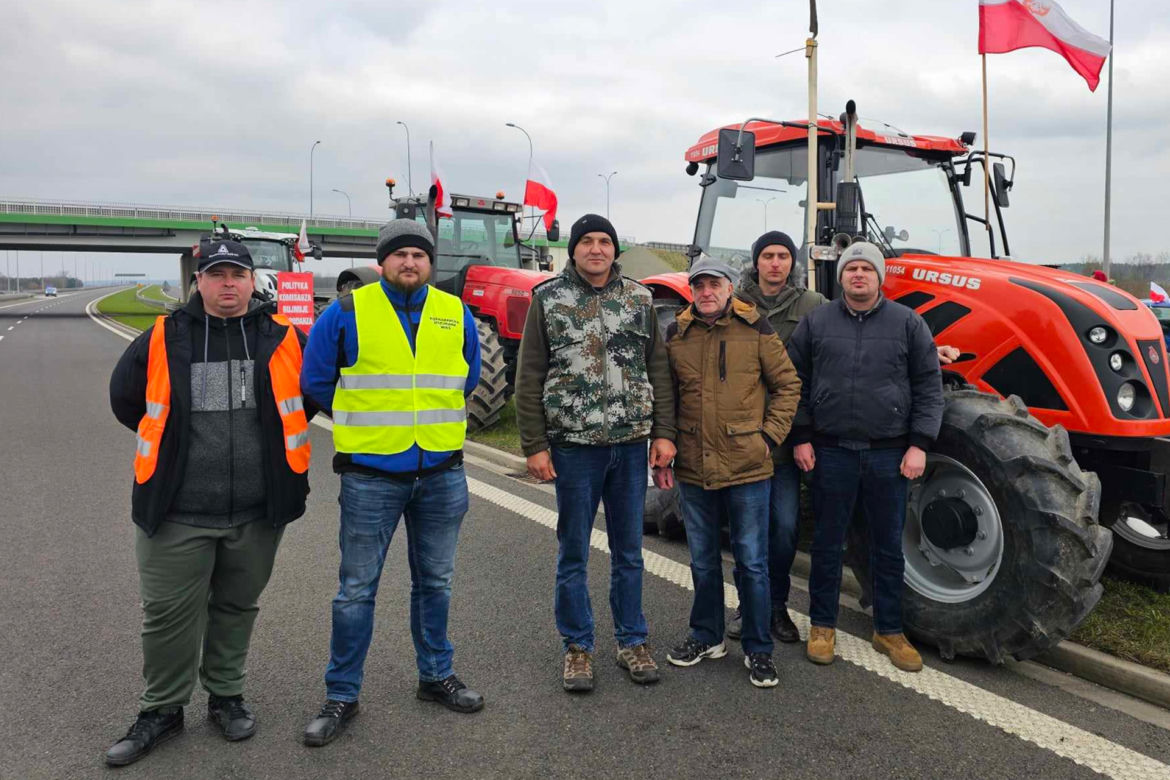 Protest rolników na Podkarpaciu