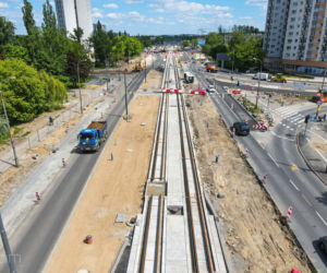 Jak przebiegają pracę na rondzie Rataje - czerwiec 2021