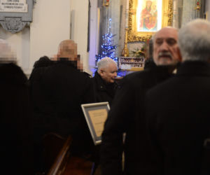 Kaczyński modlił się za brata