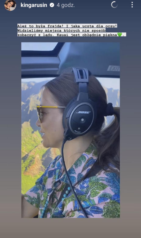 Kinga Rusin wydała majątek na loty helikopterem