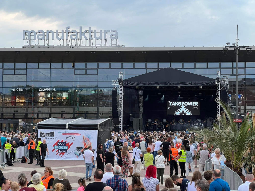 Urodziny Łodzi. Koncerty w Manufakturze 
