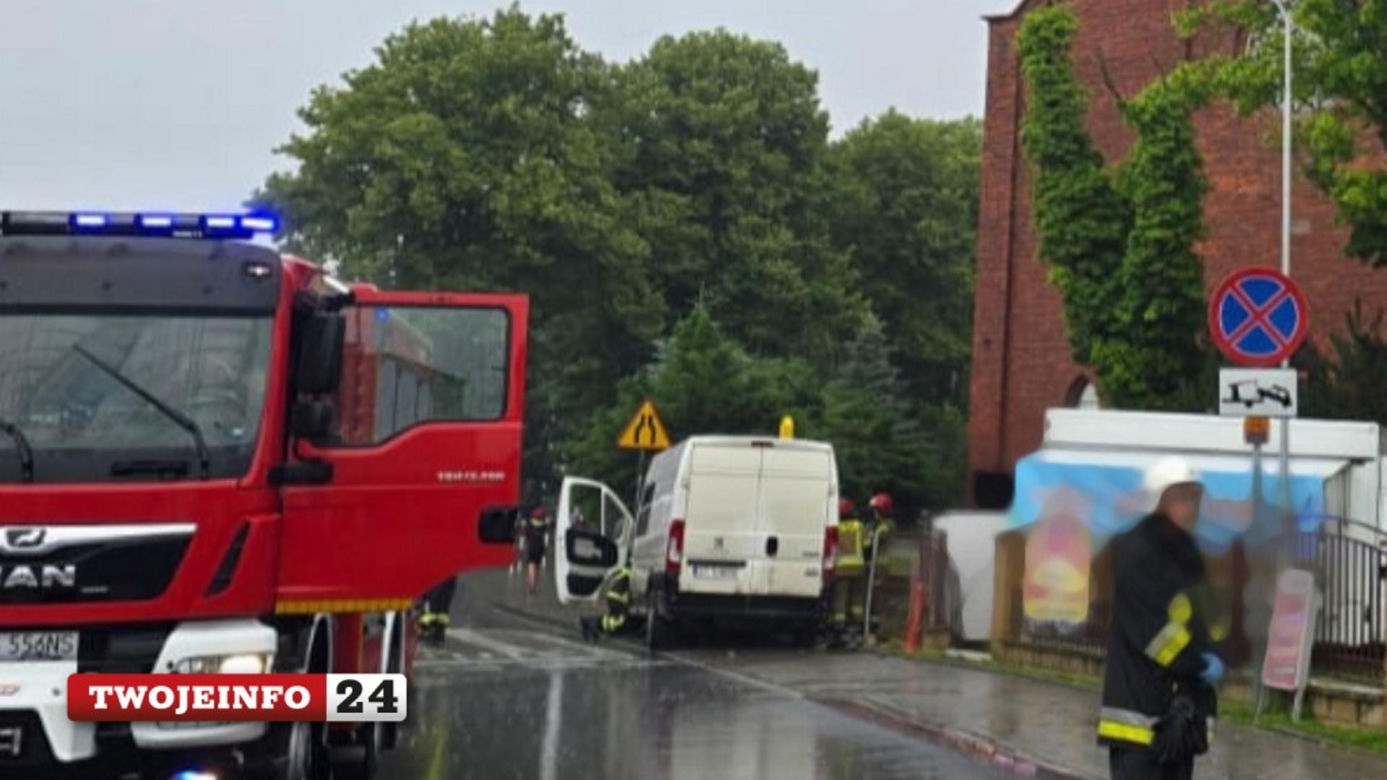 Bus wjechał w pieszych na chodniku w Sarbinowie. Za kierownicą pijany 28-latek