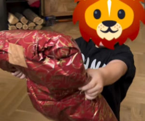 Aleksander Milwiw-Baron już świętował urodziny. Taką niespodziankę przygotowała dla niego Sandra z Leosiem