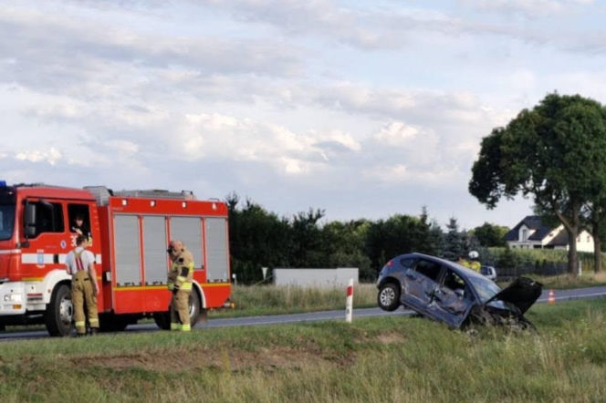 Wypadek w Wiśniewie