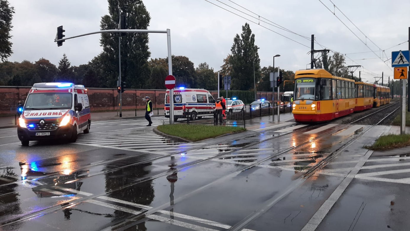Zderzenie tramwajów na Targówku
