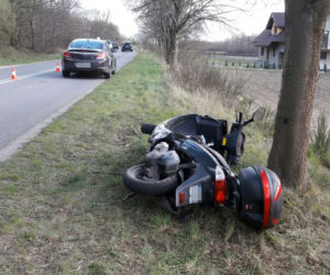 Tragiczna śmierć motorowerzysty [ZOBACZ ZDJĘCIA]