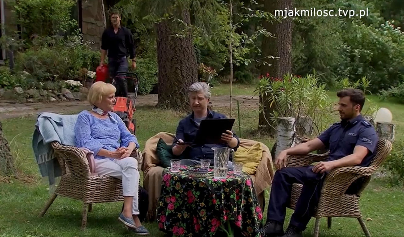 M jak miłość. Kisielowa (Małgorzata Rożniatowska), Rafał (Jakub Kucner)