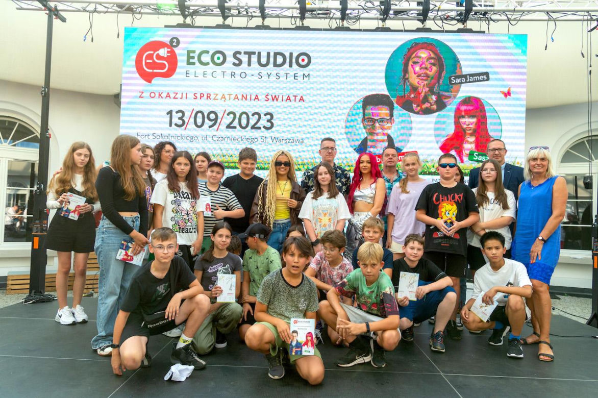 Gwiazdy wielkiego finału Eco Srudio Electro-System z okazji Sprzątania Świata!