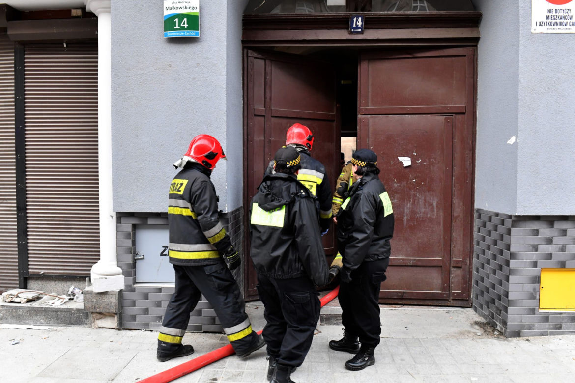Pożar w Szczecinie