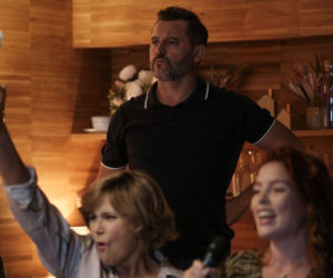 Na dobre i na złe odc. 975. Borys Jakubek (Marcin Zacharzewski), Jadzia (Aldona Jankowska), Maja Skawina (Katarzyna Wuczko)