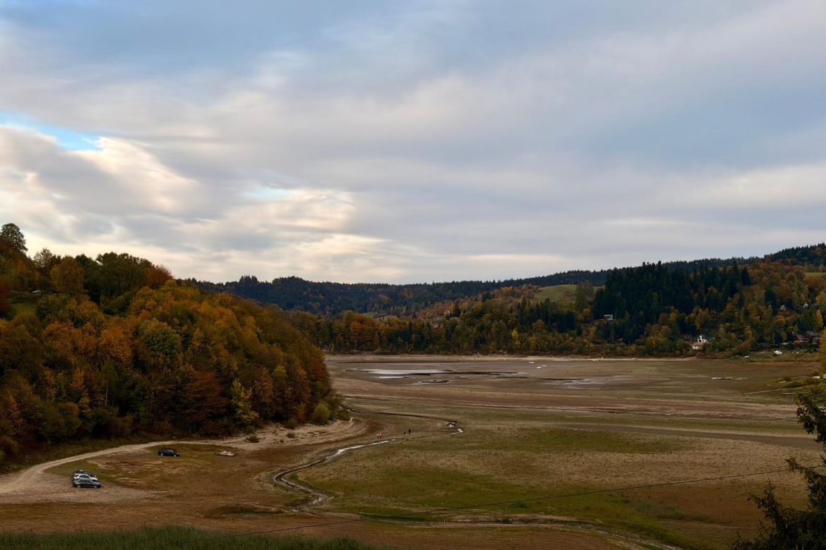 Wysychające Jezioro Solińskie