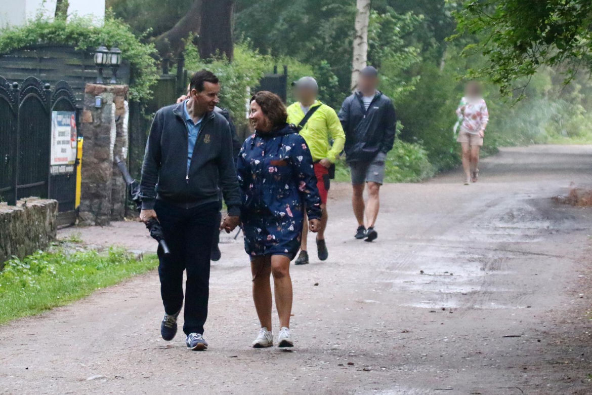 Wakacje Morawieckiego z żoną nad Bałtykiem