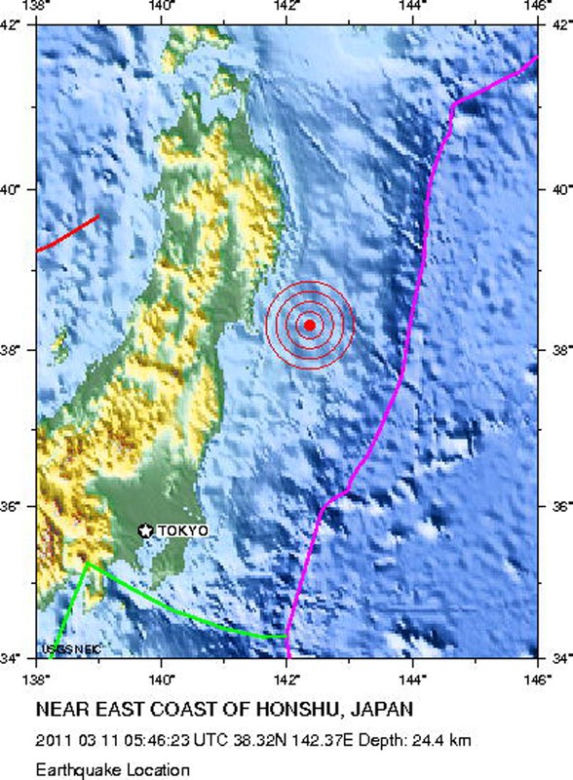 Tsunami w Japonii