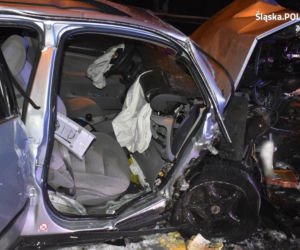 Makabryczny wypadek w Porębie. Kierowca był kompletnie pijany