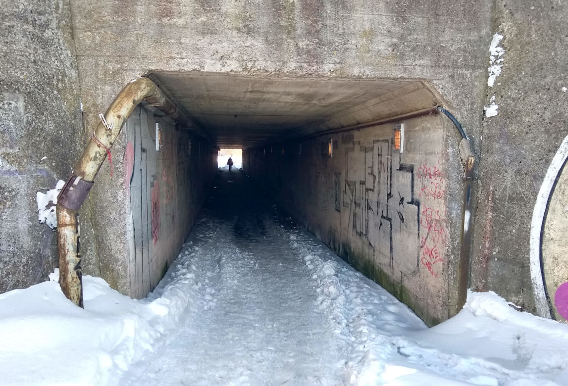 Tunel grozy w Białymstoku
