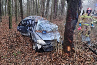 Kolizja koło Miejskiej Górki